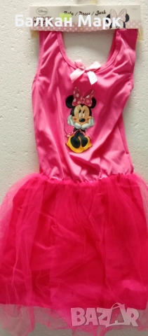 ✨ Детска рокля Дисни Мини Маус / Disney Minnie Mouse – оригинална, размери 3/4, 5/6, 7/8 години , снимка 4 - Детски рокли и поли - 51837397