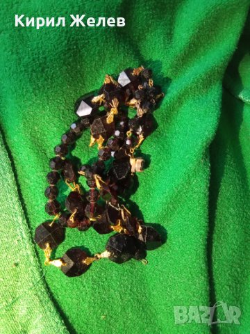 СТАРО КОЛИЕ от ГРАНАТ и БРОНЗ с ПОЗЛАТА 12697, снимка 10 - Антикварни и старинни предмети - 29555319