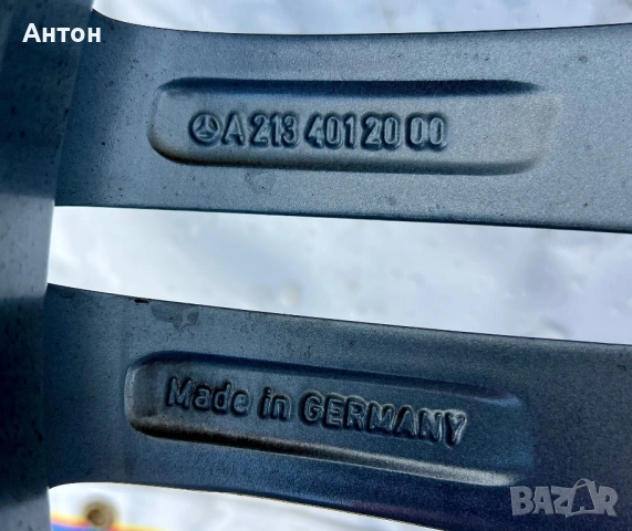 Джанти оригинални AMG с гуми за Мерцедес W213 - 245/40/R19, снимка 13 - Гуми и джанти - 54077438