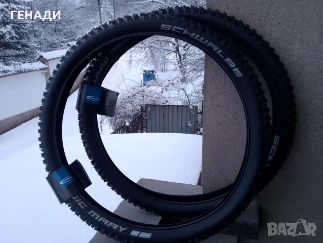 Чисто нови гуми Schwalbe 26x2.35, снимка 13 - Части за велосипеди - 48647135