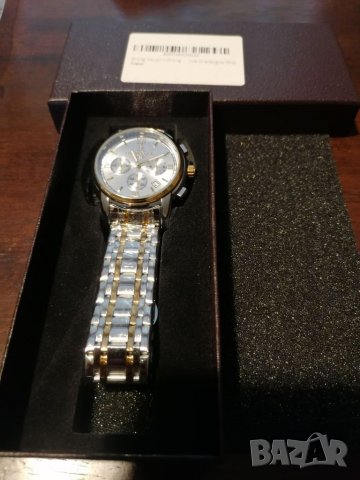 Ontheedge мъжки луксозен часовник с хронограф и календар, снимка 4 - Мъжки - 37638850