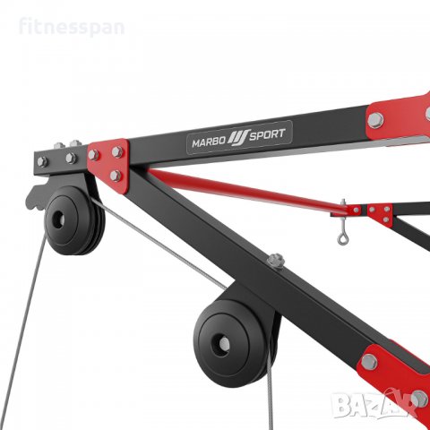 Лост за монтаж на стена с монтиран горен скрипец, снимка 7 - Фитнес уреди - 37562234