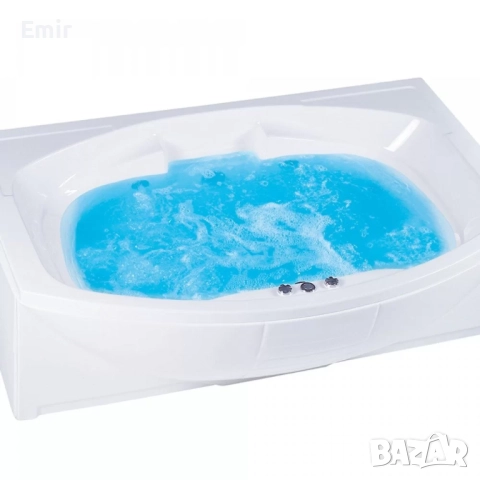 ПРАВОЪГЪЛНА ВАНА+КРАКА+ПРЕДЕН И СТРАНИЧЕН ПАНЕЛ L30281-180X120 CM.