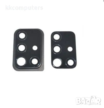 Рамка + Стъкло камера за Samsung А51 / А515 / Черен / Баркод : 115162