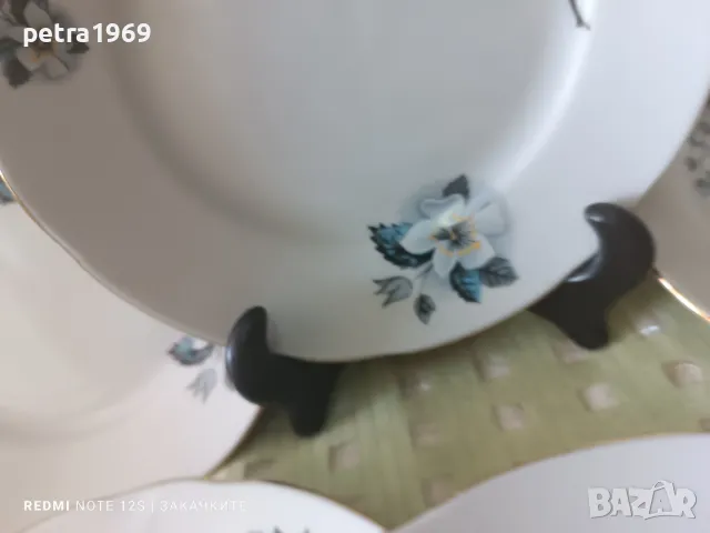 Порцеланови чинии на Бохемия, снимка 4 - Чинии - 49006613