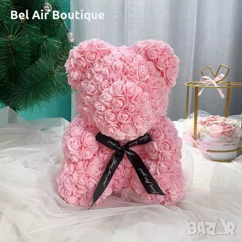 Мече от рози, мечета от рози, подарък за жена, снимка 4 - Други - 54364930