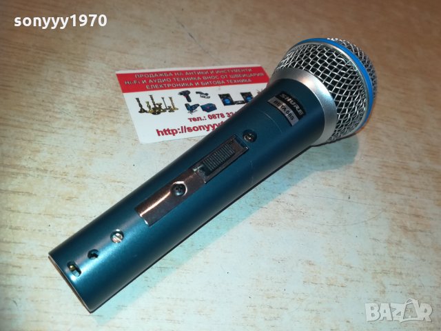 shure beta sm58s-profi microphone-внос belgium 1402211720, снимка 9 - Микрофони - 31812549