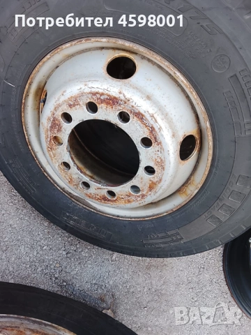 1бр.Тежкотоварна джанта 17.5цола x 6.75 с 10 отвора, снимка 2 - Гуми и джанти - 53156944