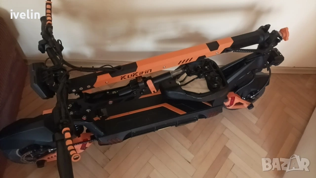 Електрическа тротинетка KuKirin G3 Pro – 48V 1200W x2 , снимка 5 - Велосипеди - 53139430