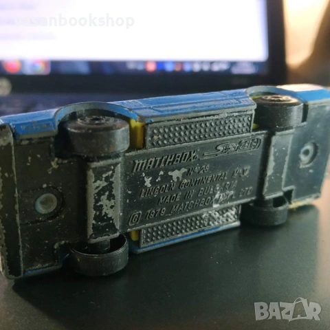 ЯДЪК Български Matchbox 1979 Lincoln Continental Mk V (Разград), снимка 5 - Колекции - 53926389