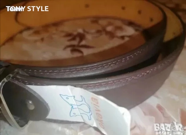 "Феникс" Нов Мъжки Колан Изцяло от Естествена Кожа с Етикет 110см. , снимка 8 - Колани - 51490136