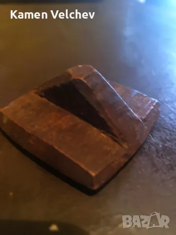 просфорен ритуален печат,от края на 19век -дърво., снимка 3 - Антикварни и старинни предмети - 49240649