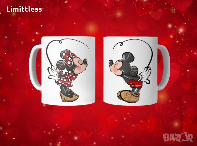 Готови дизайни чаши за влюбени комплект 2 броя, снимка 5 - Романтични подаръци - 35460456