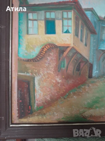 картина Пловдив 61/51 см, снимка 5 - Картини - 51418132