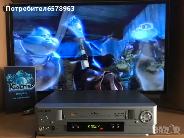 Видеокасета '' Каспар '' 1995 година VHS, снимка 2 - Други жанрове - 49789353