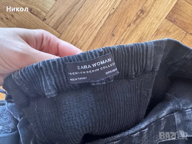 Къс топ ZARA от деним, снимка 7 - Корсети, бюстиета, топове - 56541127