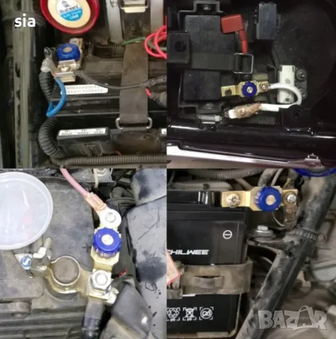 Клем за мотор за акумулатор, ключ маса, 6/12V, прекъсвач, минус, снимка 6 - Аксесоари и консумативи - 43929732