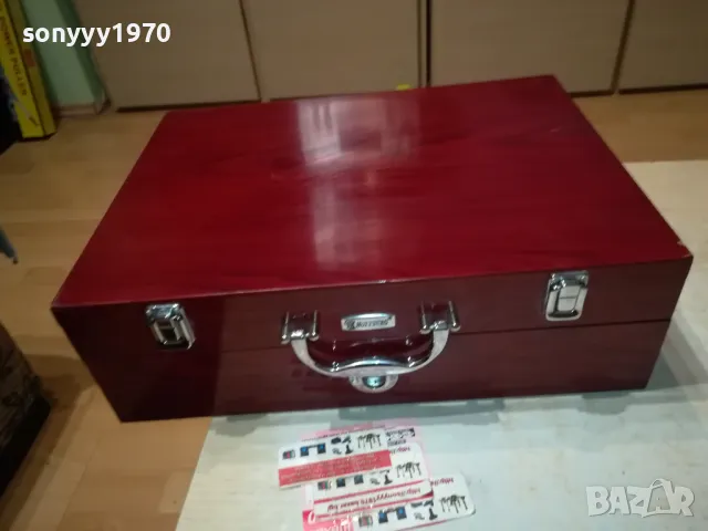 МАРКОВ ДЪРВЕН КУФАР С ЧЕКМЕДЖЕ 1912241550LNWC, снимка 12 - Антикварни и старинни предмети - 48405806