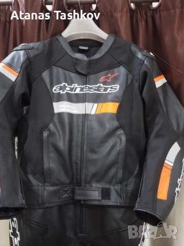 Alpinestars EU58 кожен екип 2 части, снимка 4 - Спортни дрехи, екипи - 52821155
