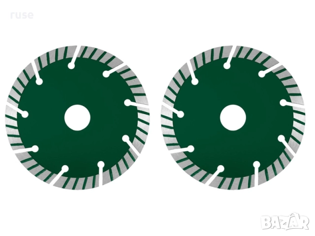 НОВИ! Диамантени дискове 2 броя 125мм Parkside PMNF 1500 за бетон и зидария