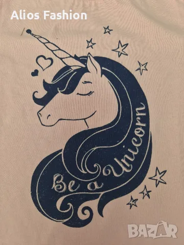 Koton детски дрехи, блуза/тениска момиче Be a Unicorn, розово, НОВО – 1бр. €5.99 / 3бр. €14.99, снимка 3 - Детски тениски и потници - 55845816