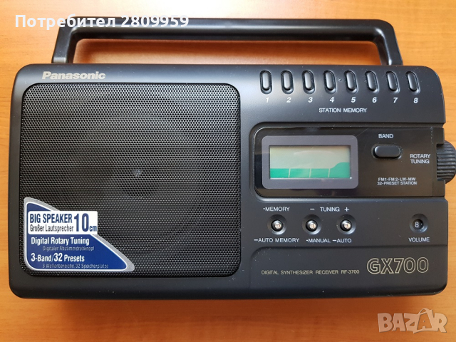 Радио Panasonic RF-3700, снимка 2 - Радиокасетофони, транзистори - 36570409
