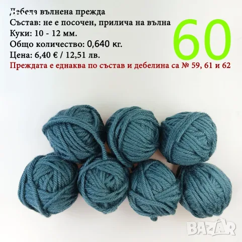 Евтини прежди в малки количества - нови и остатъци , снимка 6 - Други - 52042403