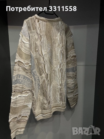 Carlo Colucci Пуловер - Бежов / L, снимка 4 - Пуловери - 52552915