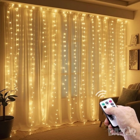 LED светеща завеса