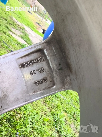 Джанти с гуми за Opel 5x110/18 et38, снимка 5 - Гуми и джанти - 54244261