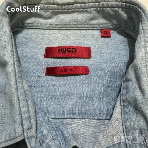 Мъжка Риза Hugo Boss Размер M, снимка 3 - Ризи - 54100472