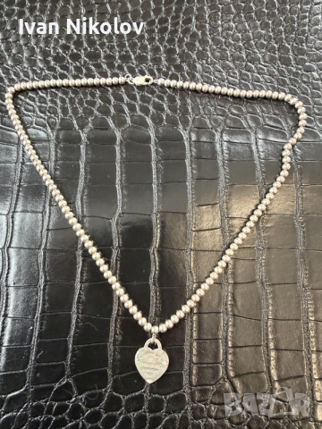 Сребърно Колие Tiffany &Co  оригинал!