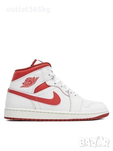 Nike - Air Jordan 1 Mid Se FJ3458 160 Бял №40.5 Оригинал Код 276, снимка 3 - Маратонки - 52090855