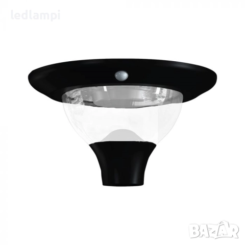 Соларно LED Градинско Тяло 15W Сензор Дистанционно CCT 3в1 IP65