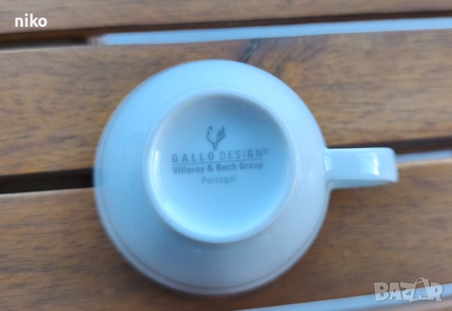 чаша за еспресо Villeroy & Boch - Gallo design, снимка 3 - Чаши - 54332692