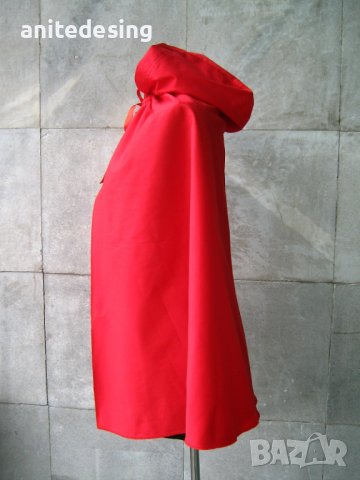  червено  парти наметало, снимка 3 - Други - 39662923