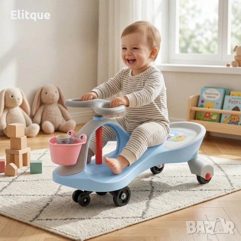 Детска гравитационна кола с гумени колела – Забавление без край, снимка 5 - Велосипеди - 54189280