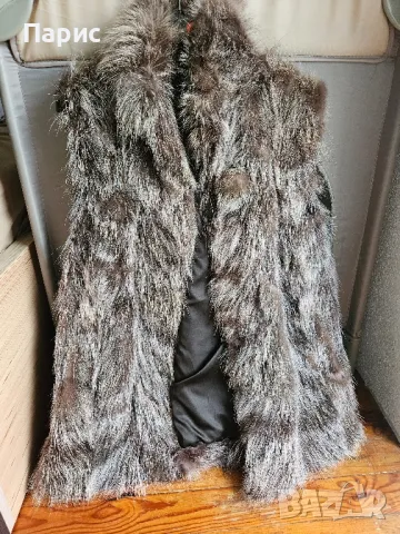 Естествен косъм Елек, снимка 10 - Палта, манта - 23010039