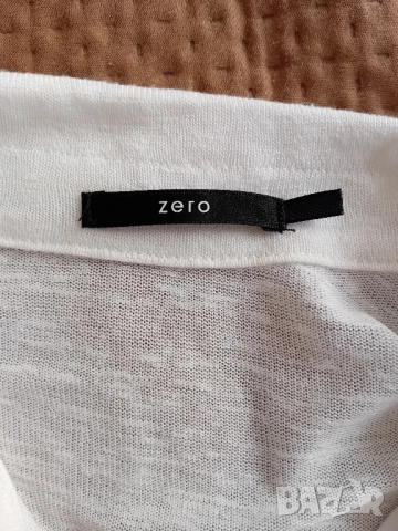 Бяла риза с 3/4 ръкав, снимка 3 - Ризи - 52253337