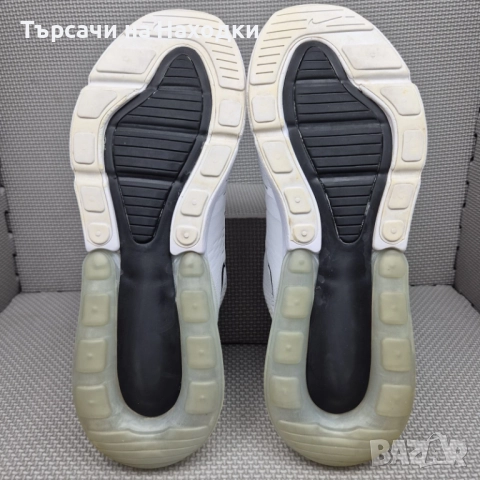 €160 Мъжки маратонки Nike Air Max 270 White Gym Running Sneakers кецове за бягане запазени отлични, снимка 5 - Маратонки - 52166206