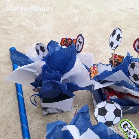 украса за детски рожден ден барса, снимка 3 - Детски якета и елеци - 53942487