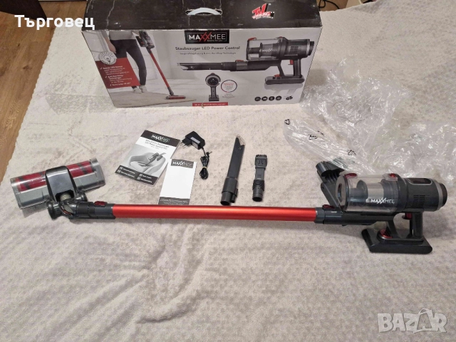 Оригинална немска Безжична/Акумулаторна  Ръчна и Подова Прахосмукачка с Въртяща се Четка