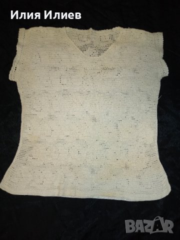 Блузи плетени, на една кука, снимка 3 - Корсети, бюстиета, топове - 39060485