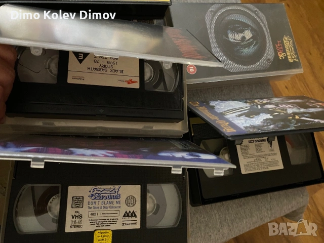 Ozzy Osbourne  BLACK SABBATH VHS Колекция Видеокасети. Оригинали!, снимка 4 - Други музикални жанрове - 48515623