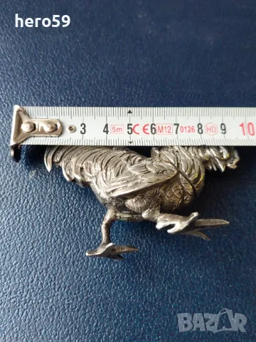 Сребърно петле,сребро проба 800 , снимка 11 - Антикварни и старинни предмети - 48928579