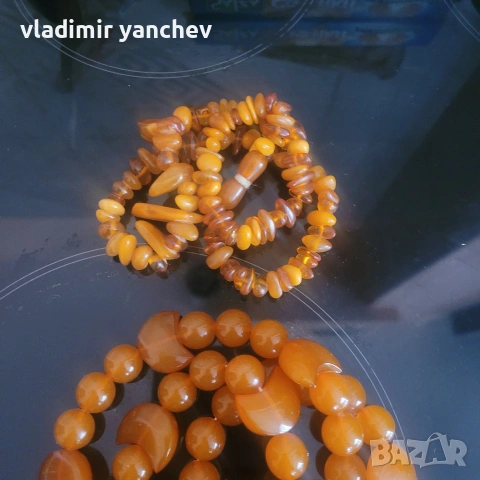 колие от кехлибар, снимка 4 - Колиета, медальони, синджири - 54299909