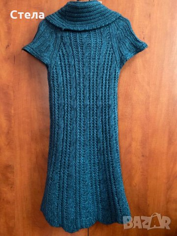 Kenvello плетена рокля /дълъг дамски пуловер, нова, с етикет, снимка 4 - Рокли - 35026268
