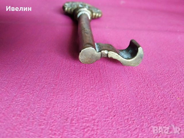 стар бронзов ключ , снимка 5 - Декорация за дома - 29708273