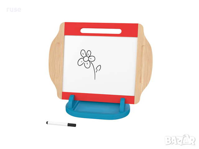 НОВИ! Дъска за рисуване Монтесори Playtive дървена двустранна, снимка 5 - Образователни игри - 44611376