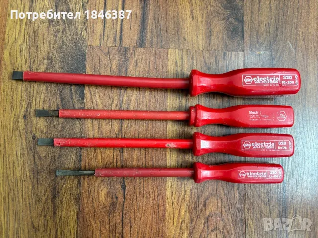 Изолирани прави отвертки Wiha Germany, снимка 1